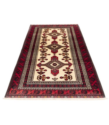 فرش دستباف قدیمی کناره طول دو متر بلوچ کد 705281