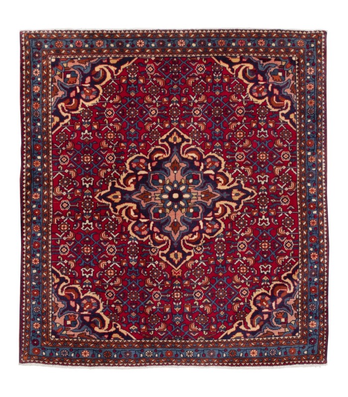 فرش دستباف قدیمی یک متری فراهان کد 705243