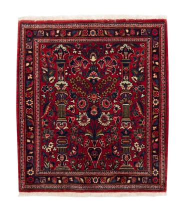 فرش دستباف قدیمی نیم متری کاشان کد 705216
