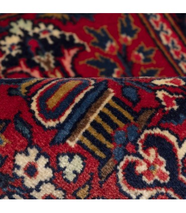 فرش دستباف قدیمی نیم متری کاشان کد 705216