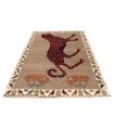 گبه دستباف قدیمی دو و نیم متری شیراز کد 130078