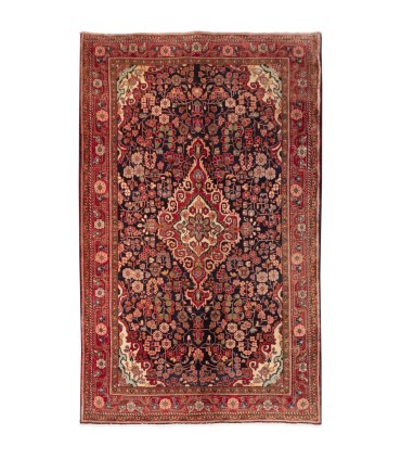 فرش دستباف قدیمی سه متری جوزان کد 130003