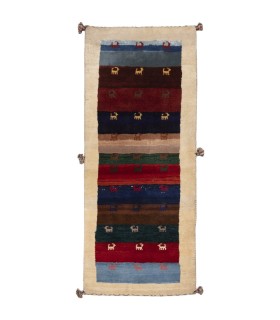 گبه دستباف کناره طول دو متر فارس کد 122490