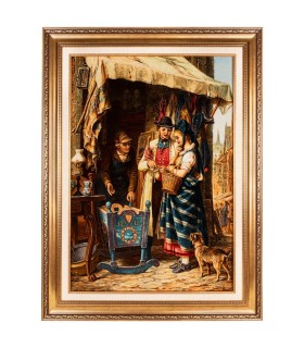 تابلو فرش دستباف خرید سیسمونی تبریز کد 902862
