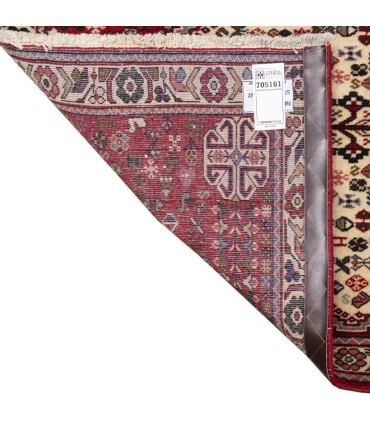 فرش دستباف قدیمی کناره طول دو متر آباده کد 705161