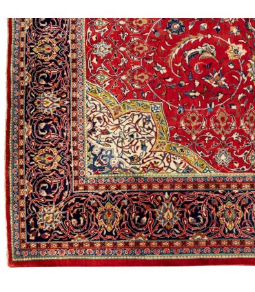 فرش دستباف قدیمی نه و نیم متری ساروق کد 705089