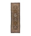 گلیم دستباف قدیمی کناره طول سه متر شاهسون کد 187439