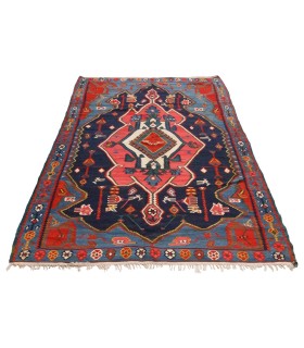 گلیم دستباف قدیمی سه متری شاهسون کد 187405