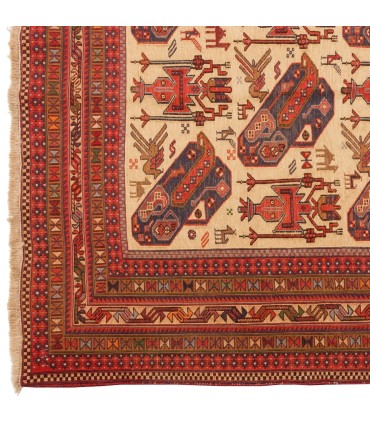 گلیم دستباف قدیمی دو متری سیرجان کد 187403