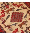 گلیم دستباف قدیمی دو و نیم متری سیرجان کد 187401