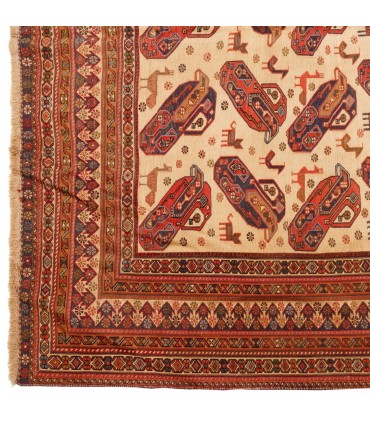 گلیم دستباف قدیمی دو و نیم متری سیرجان کد 187399