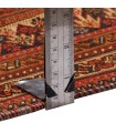 گلیم دستباف قدیمی دو و نیم متری سیرجان کد 187399