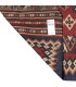 گلیم دستباف قدیمی چهار و نیم متری قشقایی کد 187376
