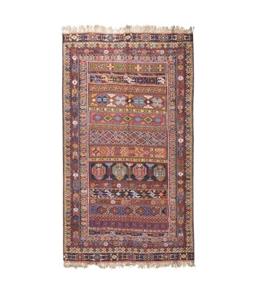 گلیم دستباف قدیمی پنج متری کلات نادر کد 187374