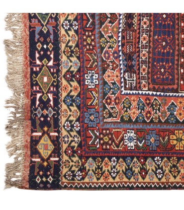 گلیم دستباف قدیمی پنج متری کلات نادر کد 187374