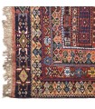 گلیم دستباف قدیمی پنج متری کلات نادر کد 187374