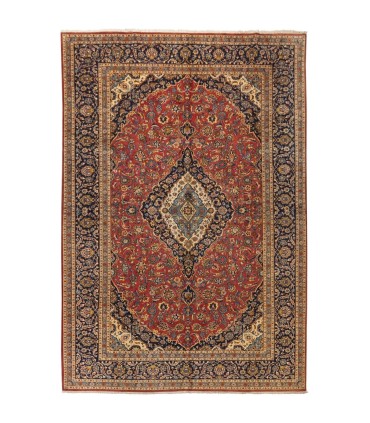 فرش دستباف قدیمی ده متری کاشان کد 187296