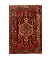 فرش دستباف قدیمی سه و نیم متری زنجان کد 708012