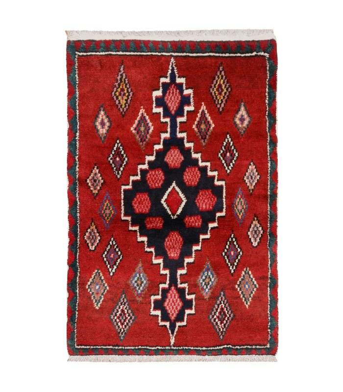 گبه دستباف قدیمی ذرع و نیم فارس کد 179806