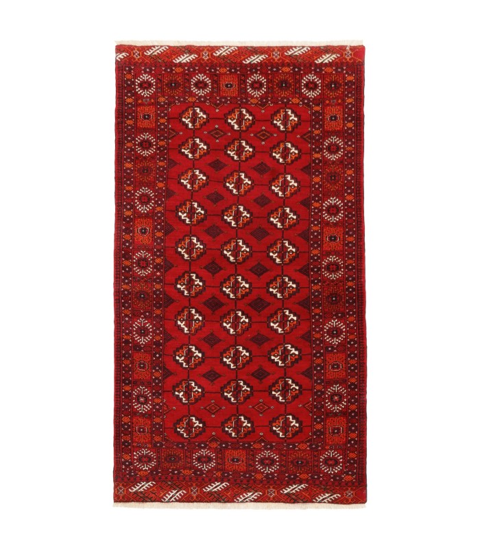 فرش دستباف قدیمی دو متری ترکمن کد 179842