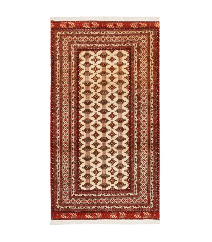 فرش دستباف قدیمی سه متری ترکمن کد 179846