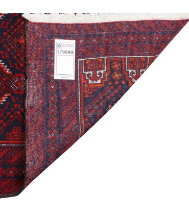 فرش دستباف قدیمی ذرع و نیم بلوچ کد 179890