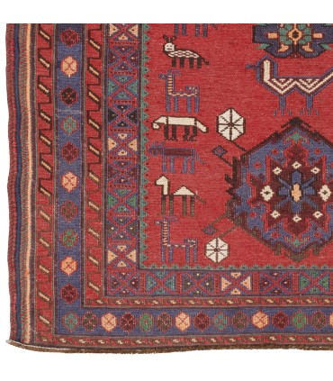 گلیم دستباف قدیمی یک متری سیرجان کد 709040
