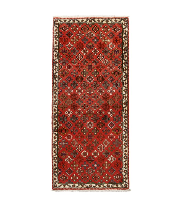 فرش دستباف قدیمی کناره طول یک و نیم متر میمه کد 705517