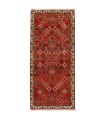فرش دستباف قدیمی کناره طول یک و نیم متر میمه کد 705517