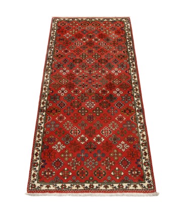 فرش دستباف قدیمی کناره طول یک و نیم متر میمه کد 705517