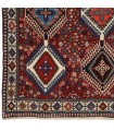 فرش دستباف یلمه قدیمی ذرع و نیم استان اصفهان کد 705519