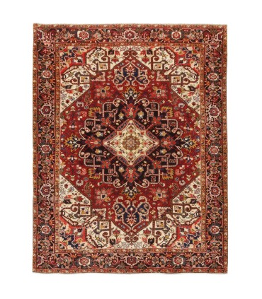 فرش دستباف قدیمی هشت متری هریس کد 705527