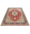 فرش دستباف قدیمی پنج و نیم متری تبریز کد 705573
