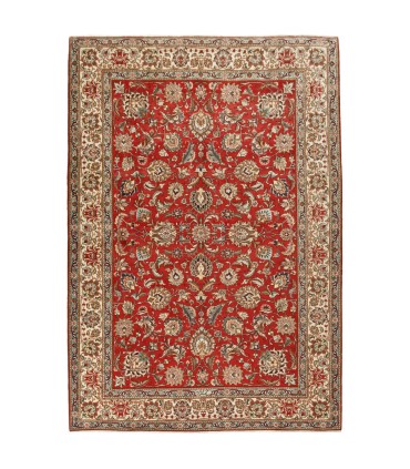 فرش دستباف قدیمی شش و نیم متری تبریز کد 705580