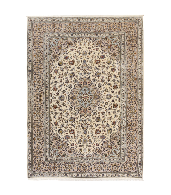 فرش دستباف قدیمی نه متری کاشان کد 179901