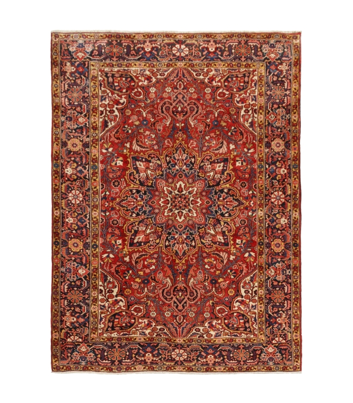 فرش دستباف قدیمی نه متری اهر کد 705585