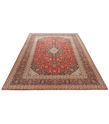 فرش دستباف قدیمی هشت و نیم متری کاشان کد 705592