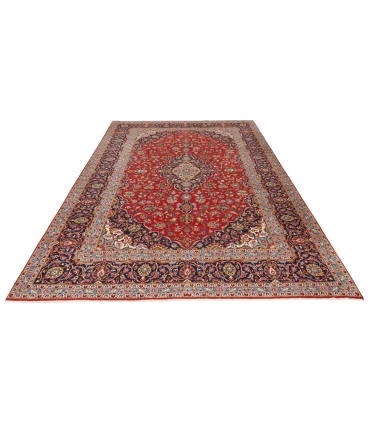 فرش دستباف قدیمی نه متری کاشان کد 705593