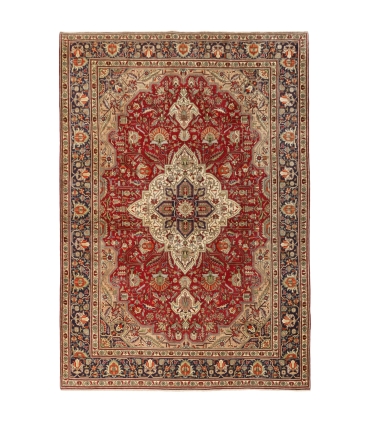فرش دستباف قدیمی هشت و نیم متری تبریز کد 705606