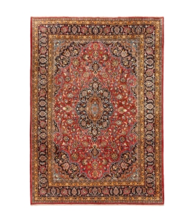 فرش دستباف قدیمی هشت و نیم متری مشهد کد 705607