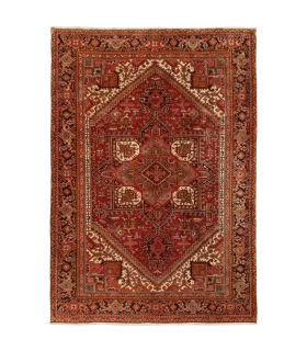 فرش دستباف قدیمی هشت متری شربیان کد 705608