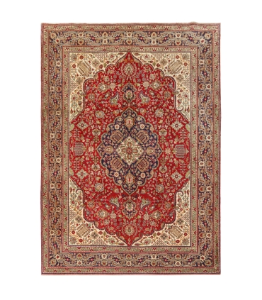 فرش دستباف قدیمی هشت و نیم متری تبریز کد 705609