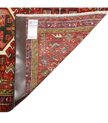 فرش دستباف قدیمی کناره طول سه متر قرجه کد 705634