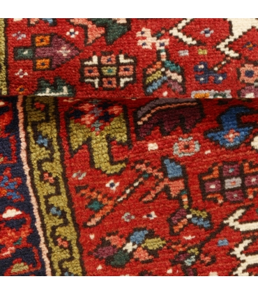 فرش دستباف قدیمی کناره طول سه متر قرجه کد 705634