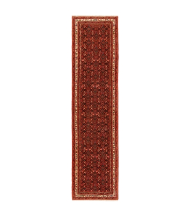 فرش دستباف قدیمی کناره طول سه متر حسین آباد کد 705637