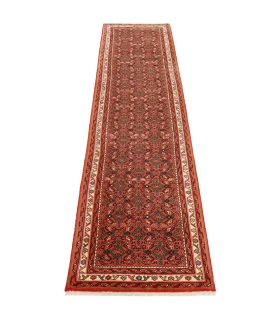 فرش دستباف قدیمی کناره طول سه متر حسین آباد کد 705637