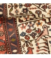 فرش دستباف قدیمی کناره طول سه و نیم متر رودبار کد 705638