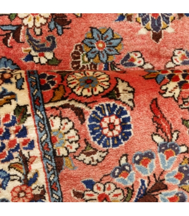 فرش دستباف قدیمی کناره طول سه متر ساروق کد 705640