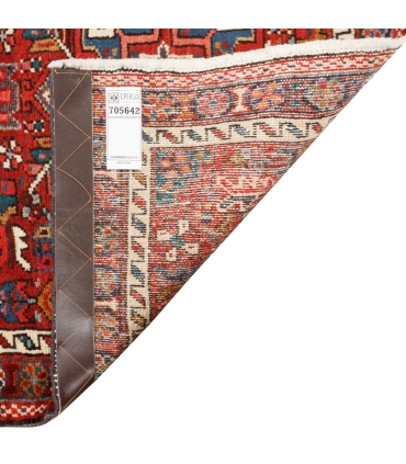 فرش دستباف قدیمی کناره طول سه متر قرجه کد 705642