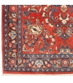 فرش دستباف قدیمی کناره طول سه و نیم متر ساروق کد 705650